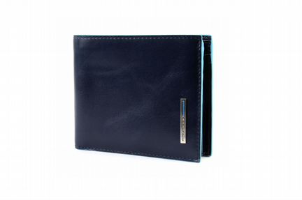 Мужское портмоне Piquadro PU4518B2R/BLU2, синее