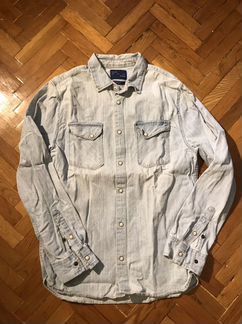 Джинсовая рубашка zara