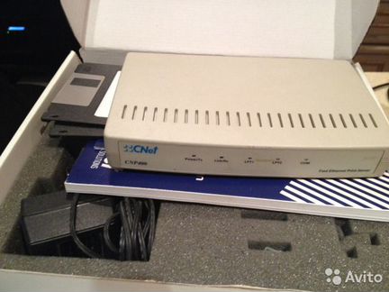 Printserver CNet CNP400 бу как новый 2 lpt + 1 com