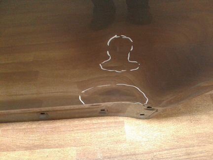 Дверь задняя левая Hyundai Creta