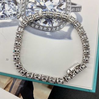 Браслет дорожка из серебра 925