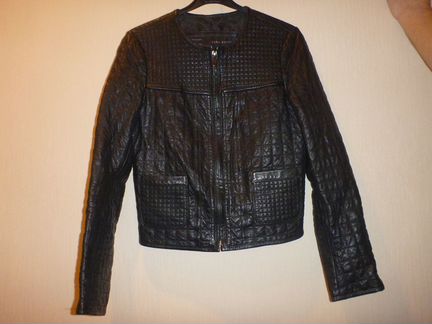 Куртка кожаная zara basic