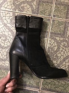 Полусапожки черные Италия