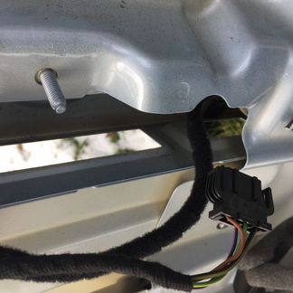 Дверь багажника серо голубая VW Passat B5+ 2001-05