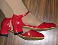 Туфли новые красные лаковые 45-46 р-р
