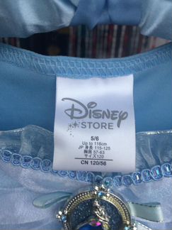 Платье Золушка Disney Store, оригинал, размер 5-6