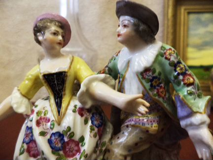 Старинная статуэтка 19 век, антик Франция, Samson