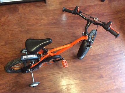 Детский велосипед btwin 16 robot 500