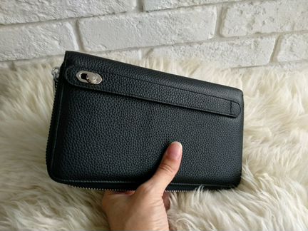 Мужской кошелёк кожаный клатч Вriоni