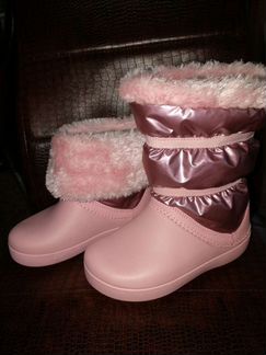 Утеплённые дутики Crocs, C11, р. 28, новые