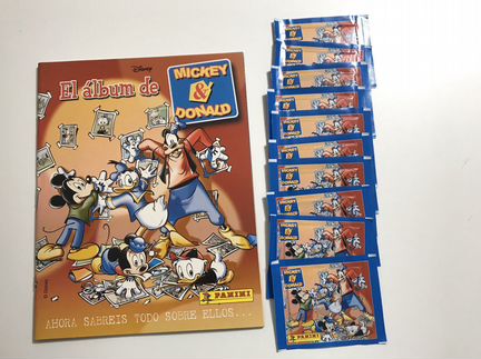 Альбом Микки и Дональд panini