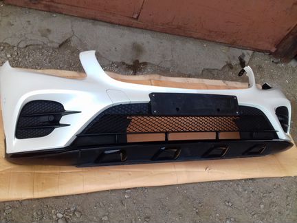 Бампер AMG в сборе Mercedes GLC оригинал идеал