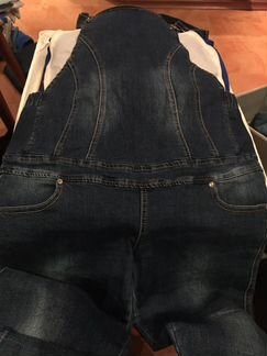 Джинсовый комбинезон для беременных