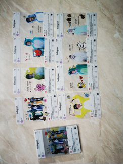 Карточки BTS BT21 неофиц пластик