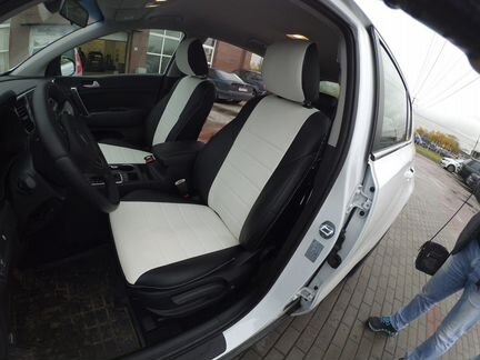 Чехлы Киа Спортаж 4. Авточехлы из экокожи