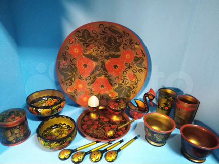 Посуда и игрушки из дерева СССР