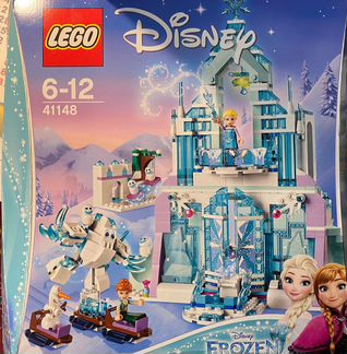 Lego Disney frozen волшебный ледяной замок Эльзы 4