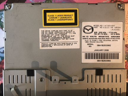 Магнитола для CX7