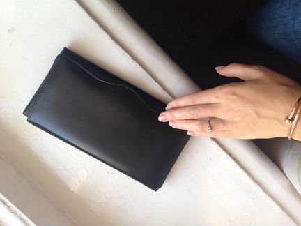 Сумка клатч черная вечерняя