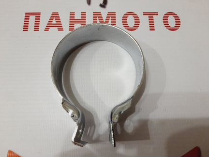 Хомут глушителя Иж Планета 5 (хром )